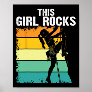 Poster Escalada em Rocha, Essa Garota Balança, Bouldering