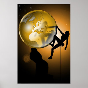 Pôster Escalando o mundo