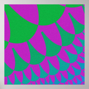 Poster Escalas de Dragões Verdes