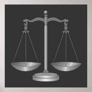 Pôster Escalas de justiça