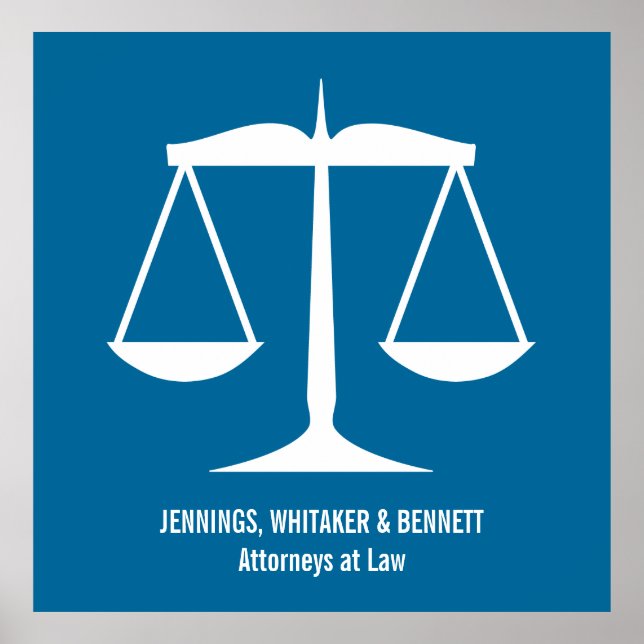 Pôster Escalas de Justiça (Frente)