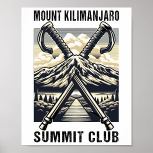 Poster Escalou o Clube de Subida ao Cume do Monte Kiliman