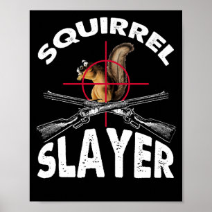 Poster Escamudo Caça com Esquilo