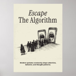 Poster Escapar do Algoritmo