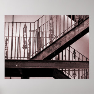 Poster Escape de fogo do Victorian