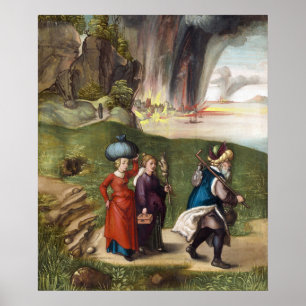Poster Escape de Lot - Albrecht Durer - c1496