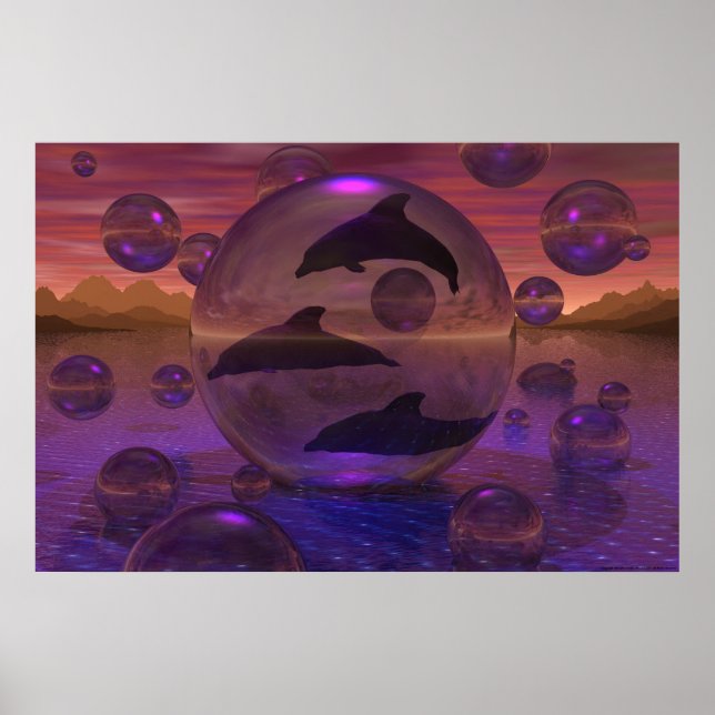 Poster Escape do golfinho (Frente)