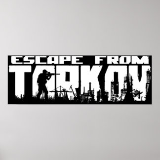 Poster Escape Do Logotipo Tarkov
