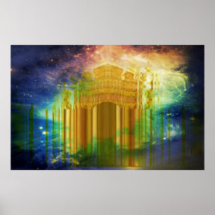 Pôster Escape dourado dos sonhos