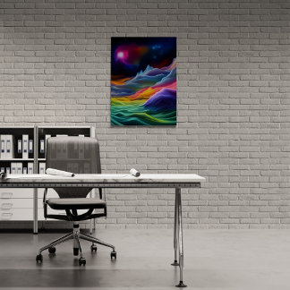 Pôster Escape espacial fantasia