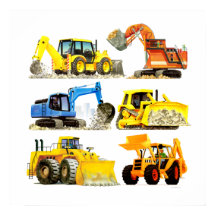 Escavador e Escavador para Construção de Crianças 