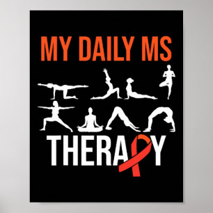 Poster Esclerose Múltipla Ms Yoga