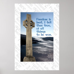 Poster escocês da liberdade de William Wallace