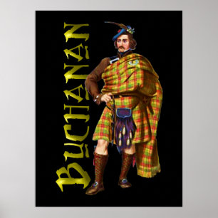 Poster escocês do sonho das montanhas de Buchanan