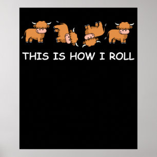 Poster Escocesa - Presente É Assim Que Eu Rolo