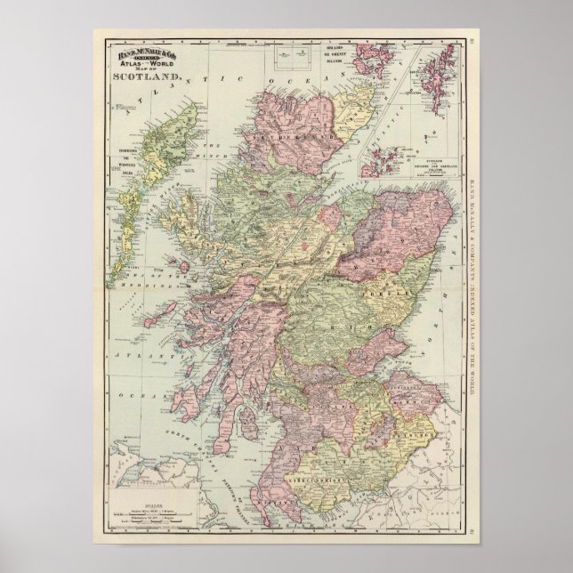 Pôster Escócia (Frente)