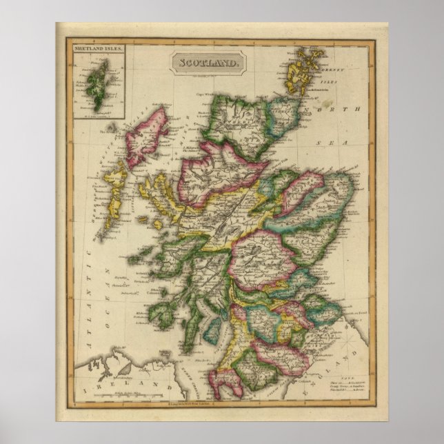 Pôster Escócia 8 (Frente)