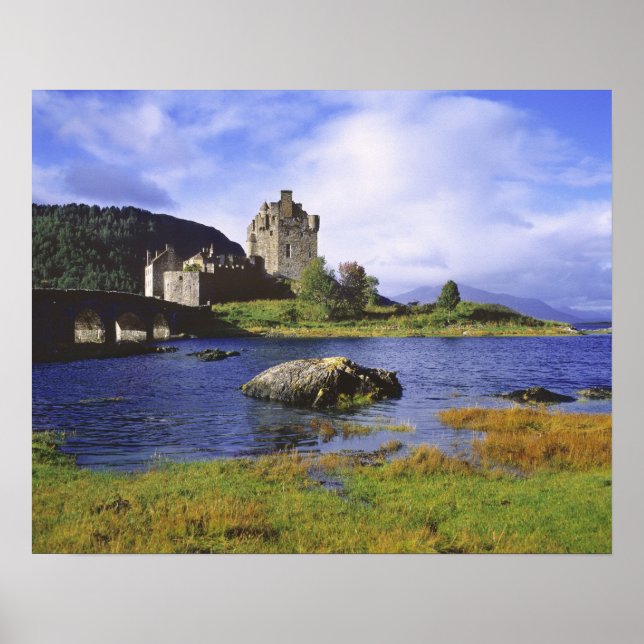 Pôster Escócia, Highland, Wester Ross, Eilean Donan 2 (Frente)