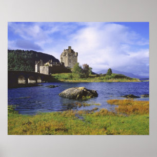 Pôster Escócia, Highland, Wester Ross, Eilean Donan 3