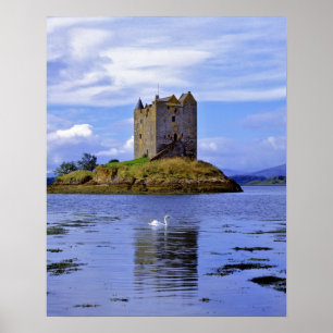 Pôster Escócia, Highland, Wester Ross, Loch Linnhe. A