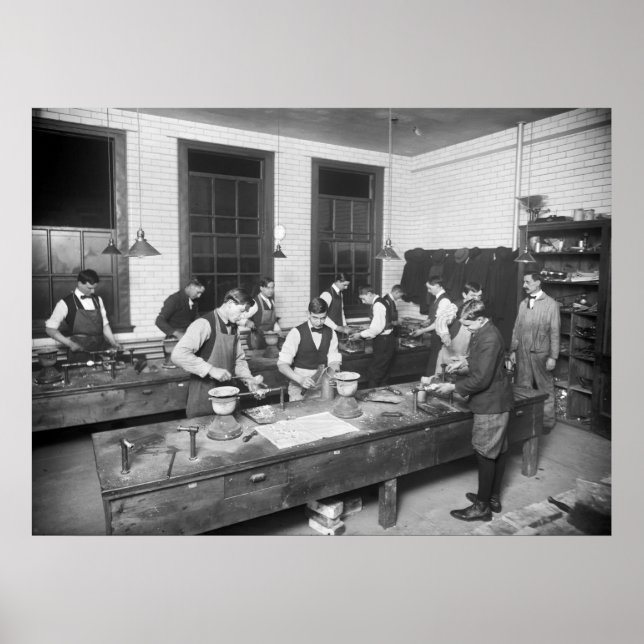 Poster Escola de Canalização, início dos anos 1900 (Frente)