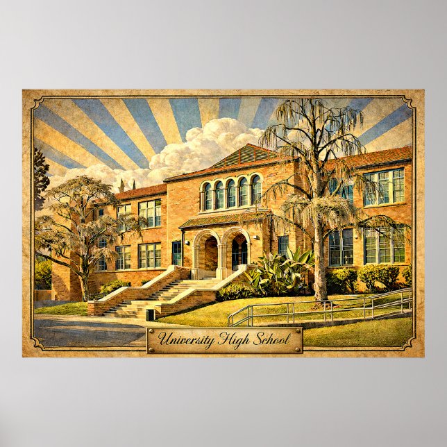 Poster Escola de Ensino Médio University (Frente)