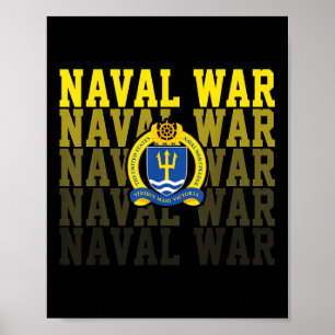 Poster Escola De Guerra Naval Retro Esportes De Vintagem