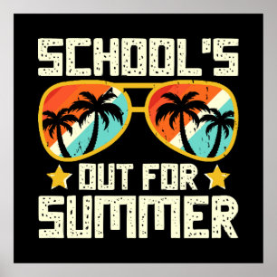 Poster Escola Fechada Para o Verão