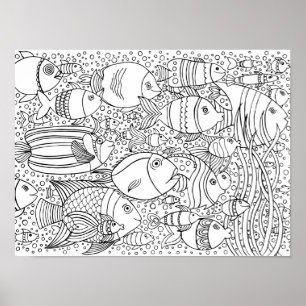 Pôster Escola inspirada dos peixes 2