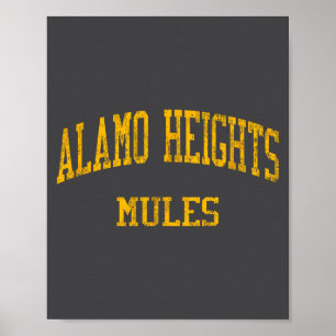 Poster Escola Secundária Alamo Heights Hs San Antonio Tx