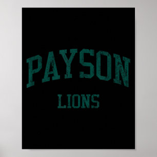 Poster escola secundária payson hs payson ut esportes vin