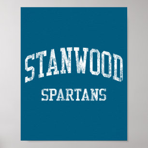 Poster Escola secundária Stanwood hs stanwood wa esportes