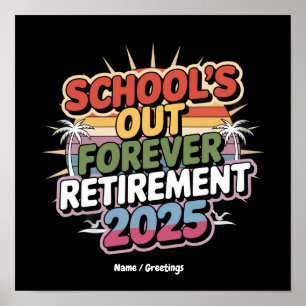 Poster Escolas Afora Aposentadoria 2025 Professor Aposent
