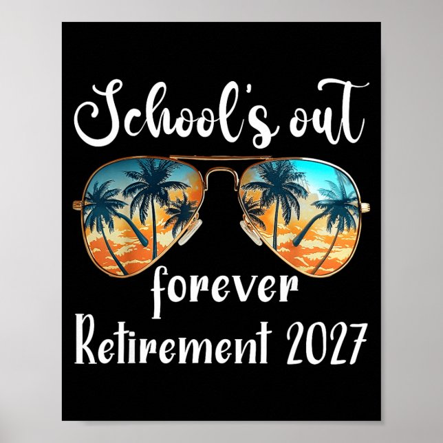Poster Escolas Afora Para Sempre Aposentadoria de Profess (Frente)