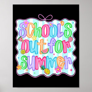 Poster Escolas Fechadas para o Verão Último Dia de Aula P
