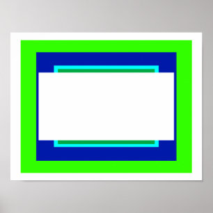 Poster Escolha Cor de Fundo, Quadro Adicionar Imagem