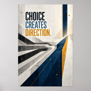 Poster Escolha Cria Direção Tipografia de Estratégia Mode