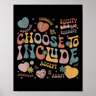 Poster Escolha Incluir A Inclusão S Autismo Sensibilizaçã