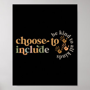 Poster Escolha Incluir Autismo De Professores Especiais D