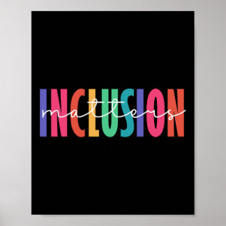 Poster Escolha Incluir Problemas de Inclusão Consciência 