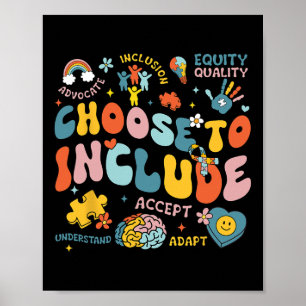 Poster Escolha Para Incluir Problemas De Inclusão Awaren