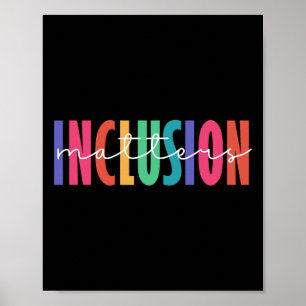 Poster Escolha Para Incluir Problemas De Inclusão Awaren