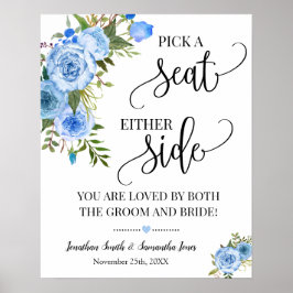 Poster Escolha um assento em qualquer dos lados da cerimô