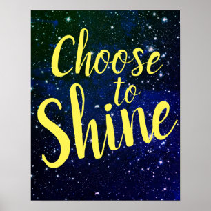Poster Escolher Shine Stars Cosmos