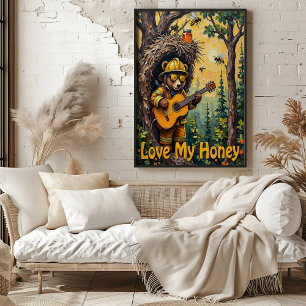 Poster Escondido do Hummingbird: O Porco Acústico do Urso