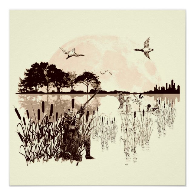 Pôster Escória de caça de patos (Frente)