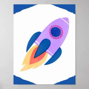 Poster Escória do Shuttle do Espaço Desligada à Esquerda