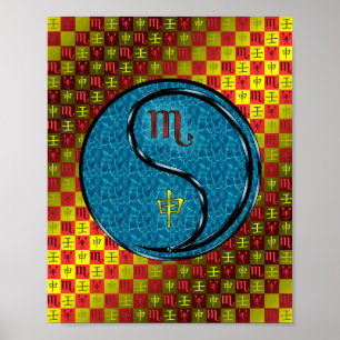 Poster Escorpião e Macaco-Água