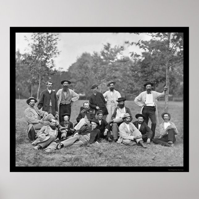 Pôster Escoteiros do Exército do Potomac 1864 (Frente)