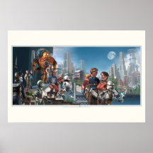 Escravos do quadro de transição da memória (30x20"